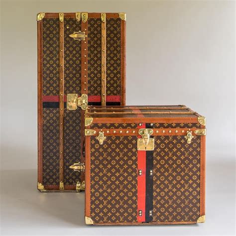 vintage Louis Vuitton trunks